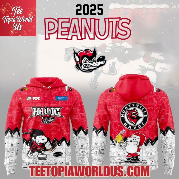 Huntsville Havoc Peanuts Charlie Brown 2025 Hoodie Huntsville Havoc Peanuts Charlie Brown 2025 Hoodie