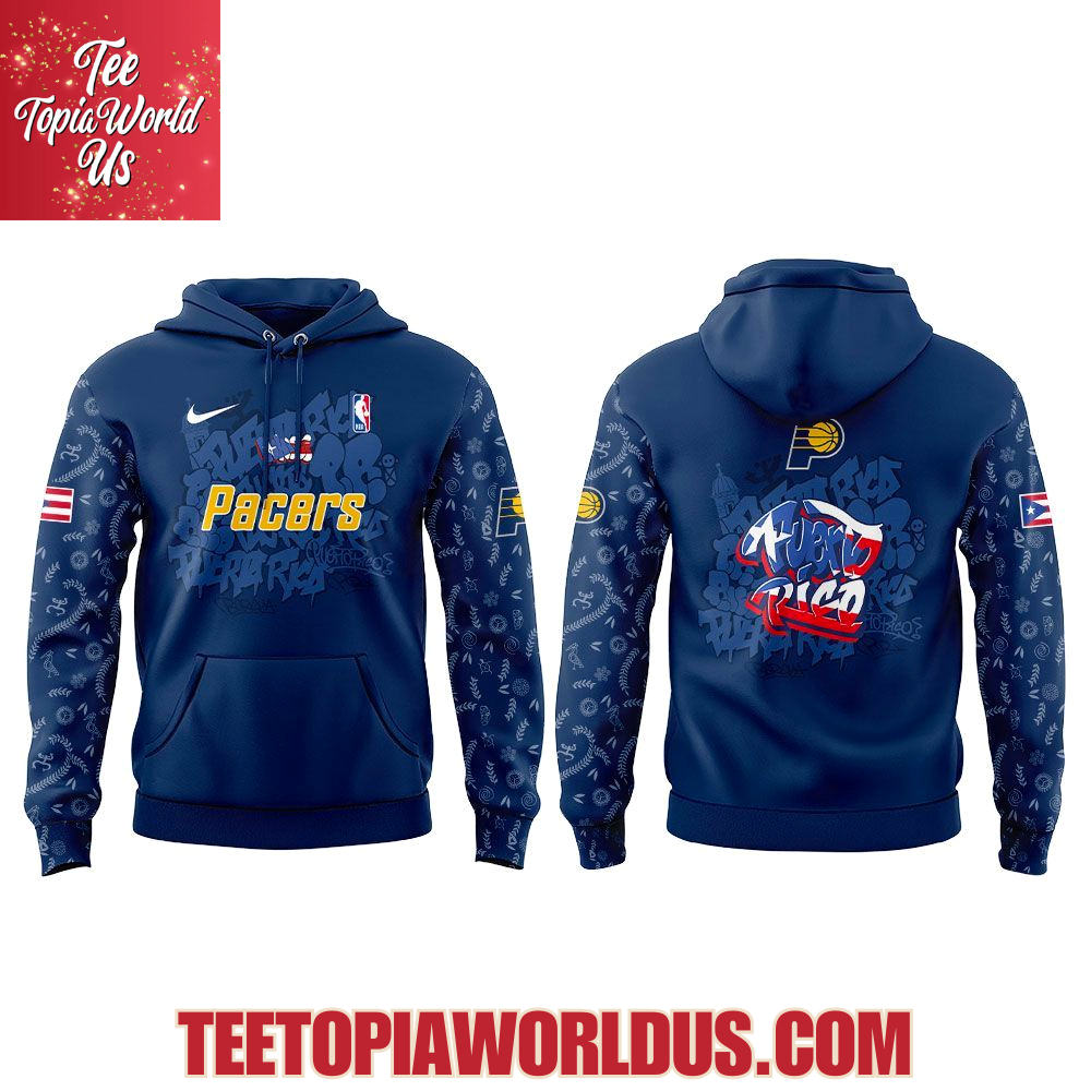 Indiana Pacers Puerto Rican Heritage 2025 Hoodie Indiana Pacers Puerto Rican Heritage 2025 Hoodie