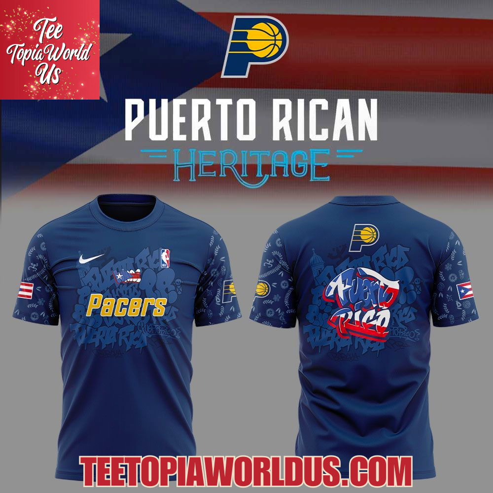Indiana Pacers Puerto Rican Heritage 2025 Hoodie Indiana Pacers Puerto Rican Heritage 2025 Hoodie