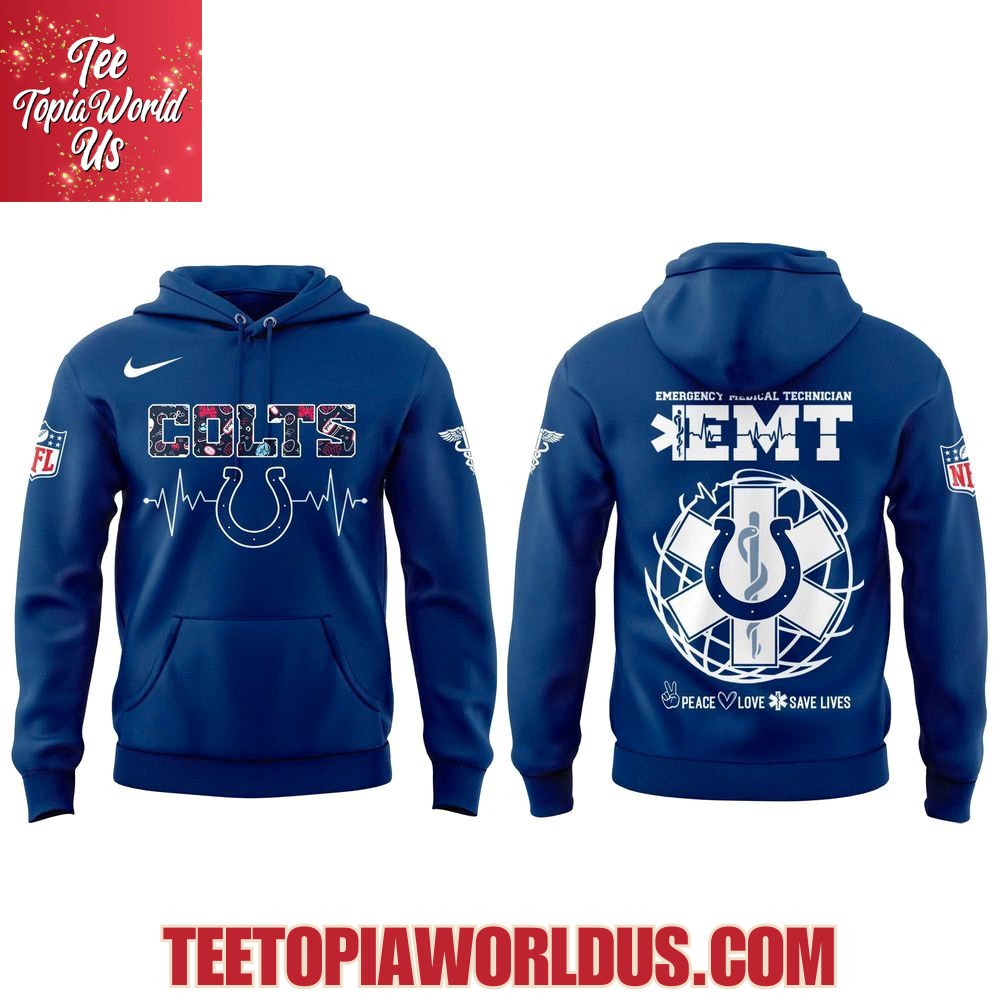 Indianapolis Colts EMT Day Hoodie Indianapolis Colts EMT Day Hoodie