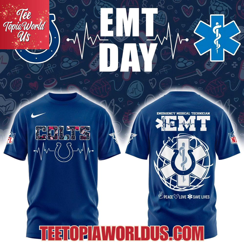 Indianapolis Colts EMT Day Hoodie Indianapolis Colts EMT Day Hoodie