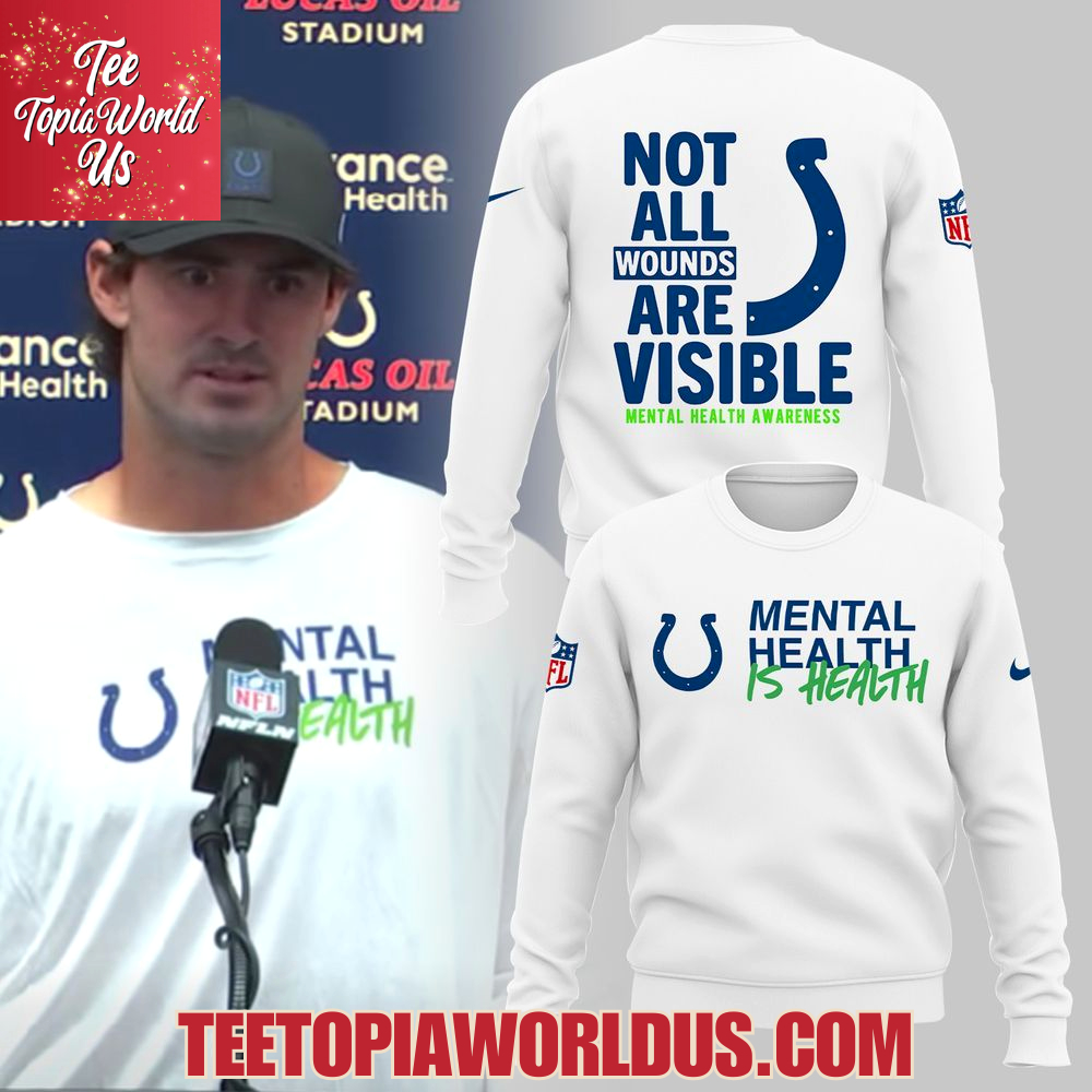 Indianapolis Colts Mental Health T-Shirt, Hoodie Indianapolis Colts Mental Health T-Shirt, Hoodie