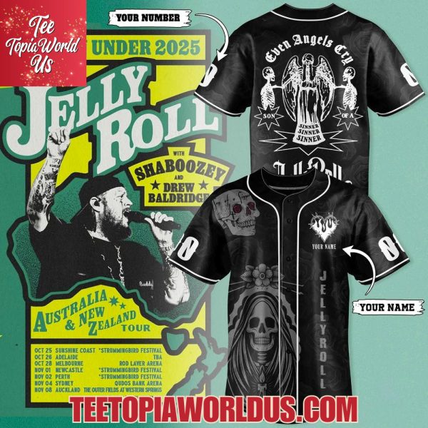 Jelly Roll The Down Under 2025 Jersey