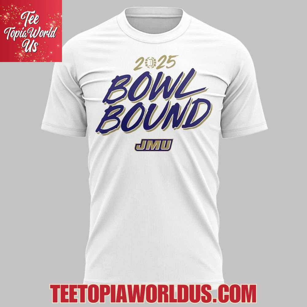 JMU Football Bowl Bound 2025 T-shirt JMU Football Bowl Bound 2025 T-shirt