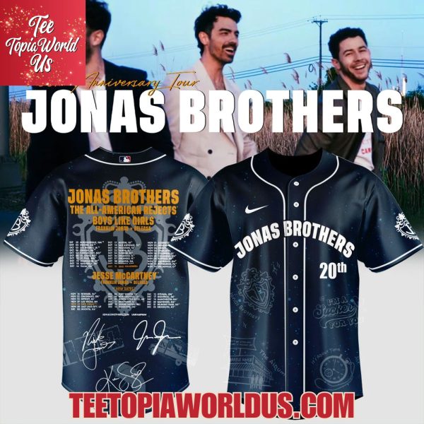 Jonas Brothers 20th Anniversary Tour Baseball Jersey