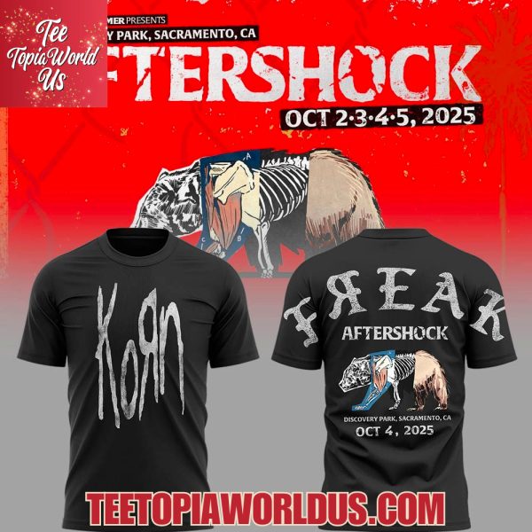 Korn Aftershock Festival 2025 T-Shirt, Hoodie