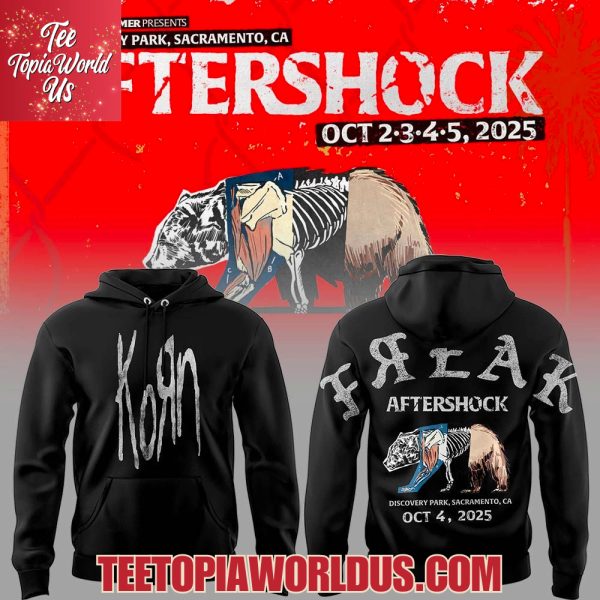 Korn Aftershock Festival 2025 T-Shirt, Hoodie