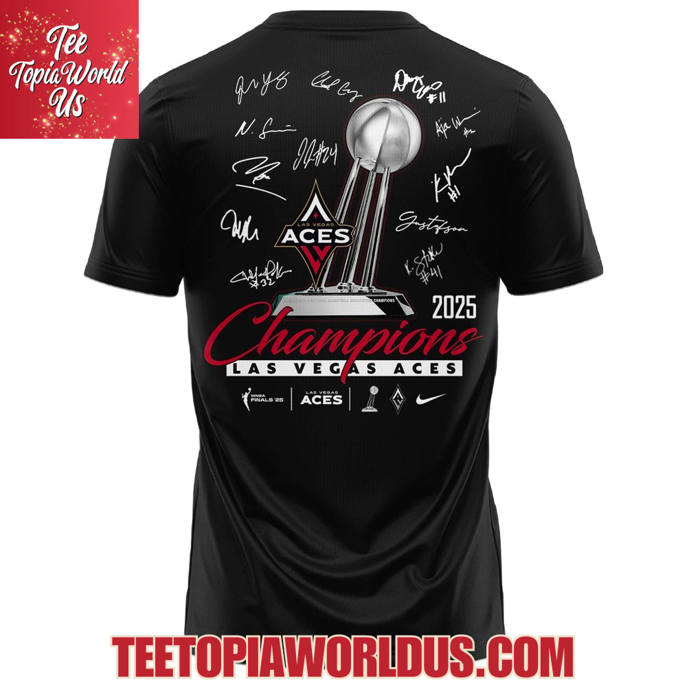 Las Vegas Aces 2025 WNBA Champions T-Shirt, Hoodie Las Vegas Aces 2025 WNBA Champions T-Shirt, Hoodie