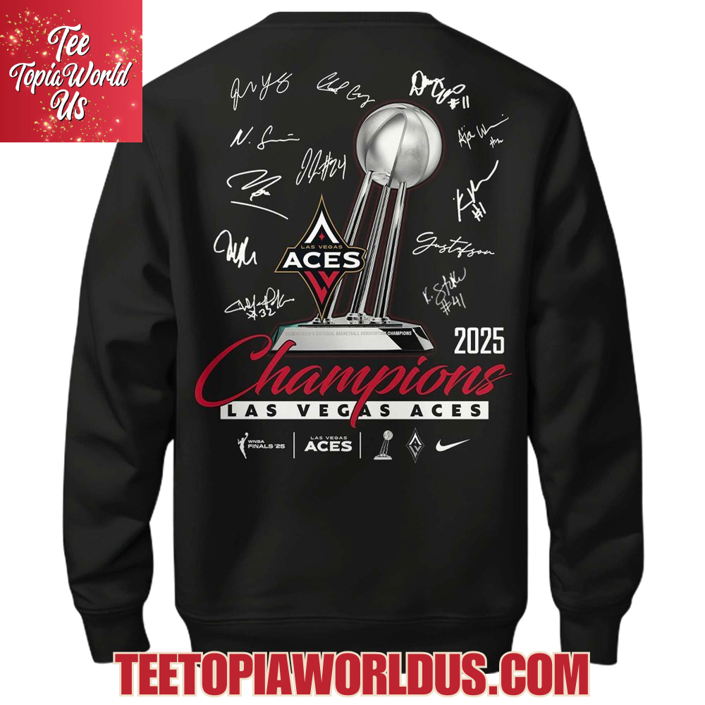 Las Vegas Aces 2025 WNBA Champions T-Shirt, Hoodie Las Vegas Aces 2025 WNBA Champions T-Shirt, Hoodie