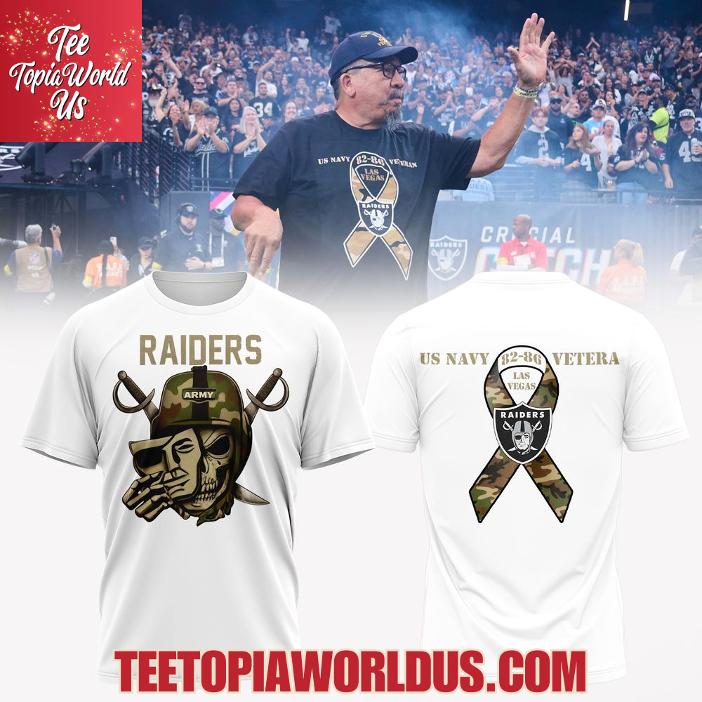 Las Vegas Raiders Marine Corps Tribute T-Shirt Las Vegas Raiders Marine Corps Tribute T-Shirt