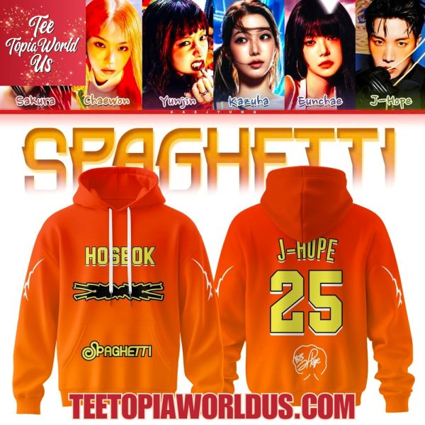 Le Sserafim Spaghetti FT J-Hope Hoodie