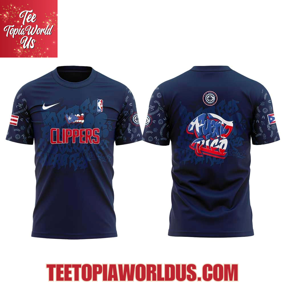 Los Angeles Clippers Puerto Rican Heritage 2025 Hoodie Los Angeles Clippers Puerto Rican Heritage 2025 Hoodie