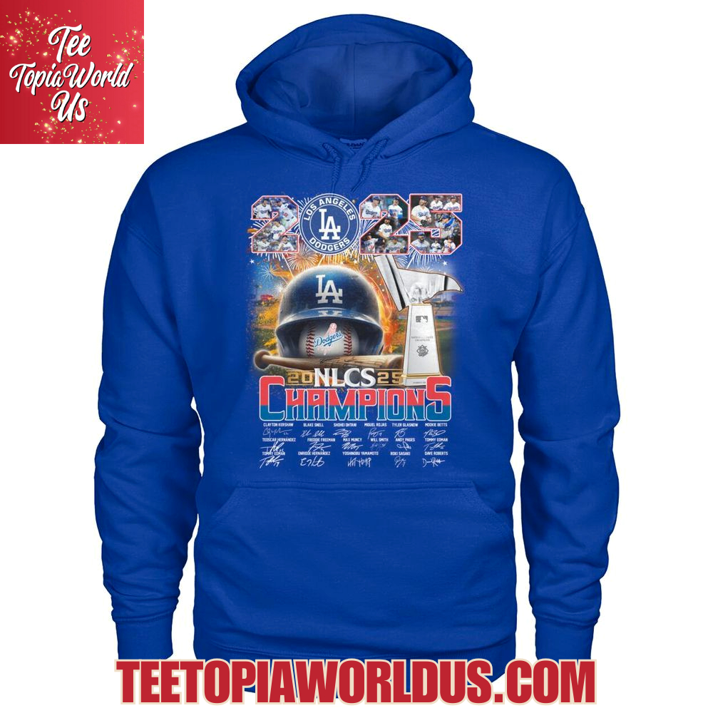 Los Angeles Dodgers 2025 NLCS Champions T-Shirt Los Angeles Dodgers 2025 NLCS Champions T-Shirt