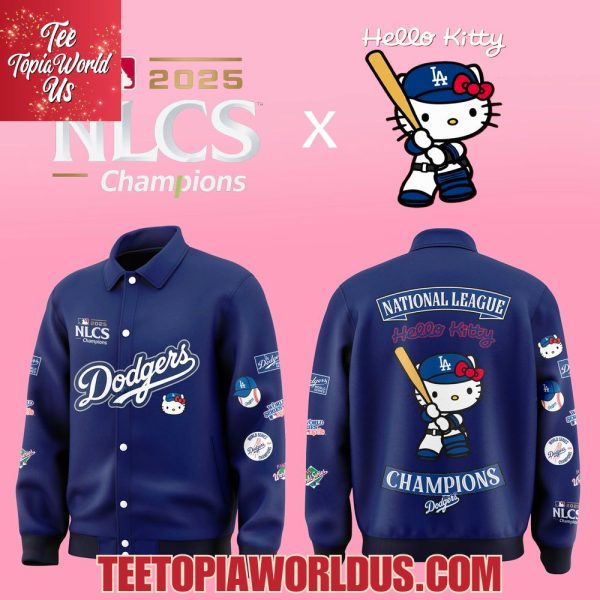 Los Angeles Dodgers x Hello Kitty NLCS 2025 Champions Jacket Los Angeles Dodgers x Hello Kitty NLCS 2025 Champions Jacket
