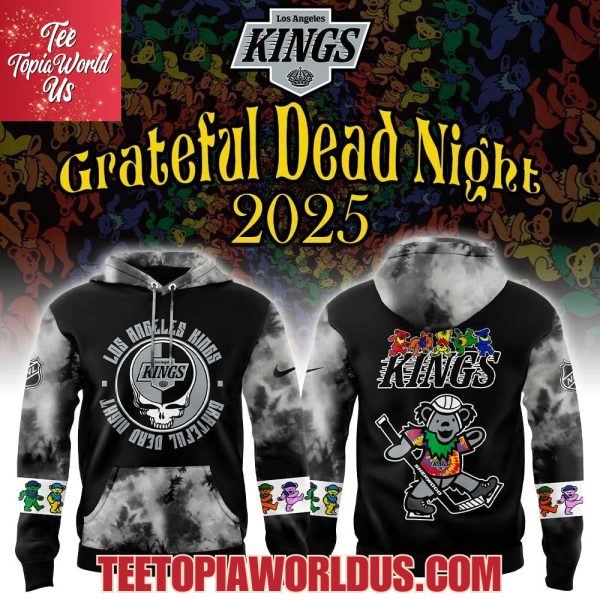 Los Angeles Kings Grateful Dead Night 60th Hoodie
