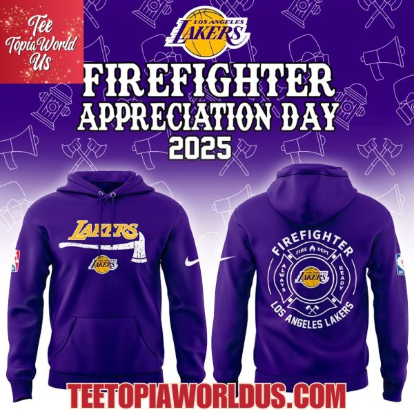 Los Angeles Lakers Firefighter Application Day 2025 Hoodie Los Angeles Lakers Firefighter Application Day 2025 Hoodie