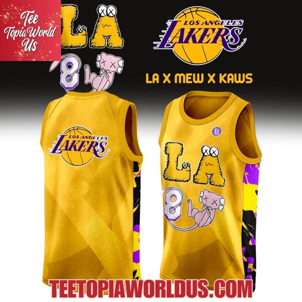 Los Angeles Lakers x Mew x Kaws Jersey