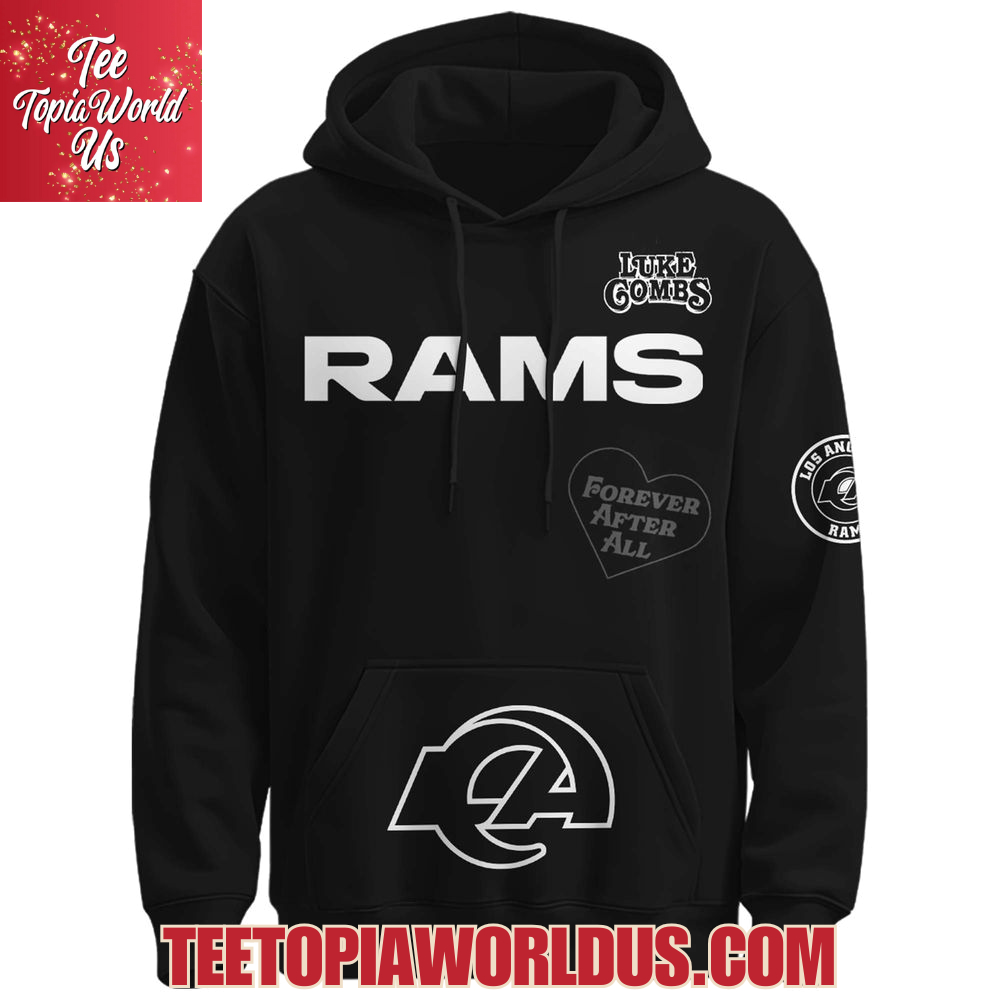 Los Angeles Rams x Luke Combs Beer Never Broke My Heart Tour 2025 Hoodie Los Angeles Rams x Luke Combs Beer Never Broke My Heart Tour 2025 Hoodie