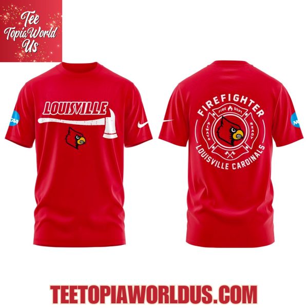 Louisville Cardinals Firefighter Application Day Hoodie