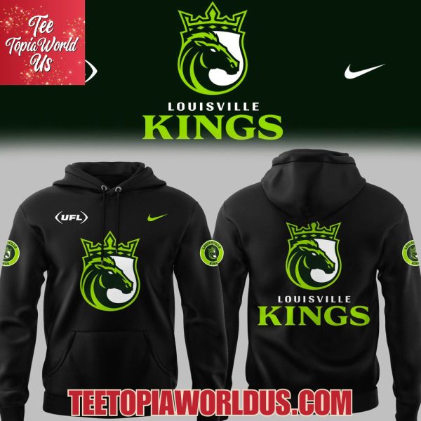 Louisville Kings Football Black Hoodie