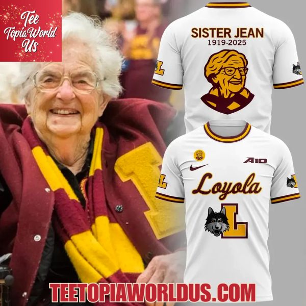 Loyola Ramblers Sister Jean 1919-2025 T-Shirt