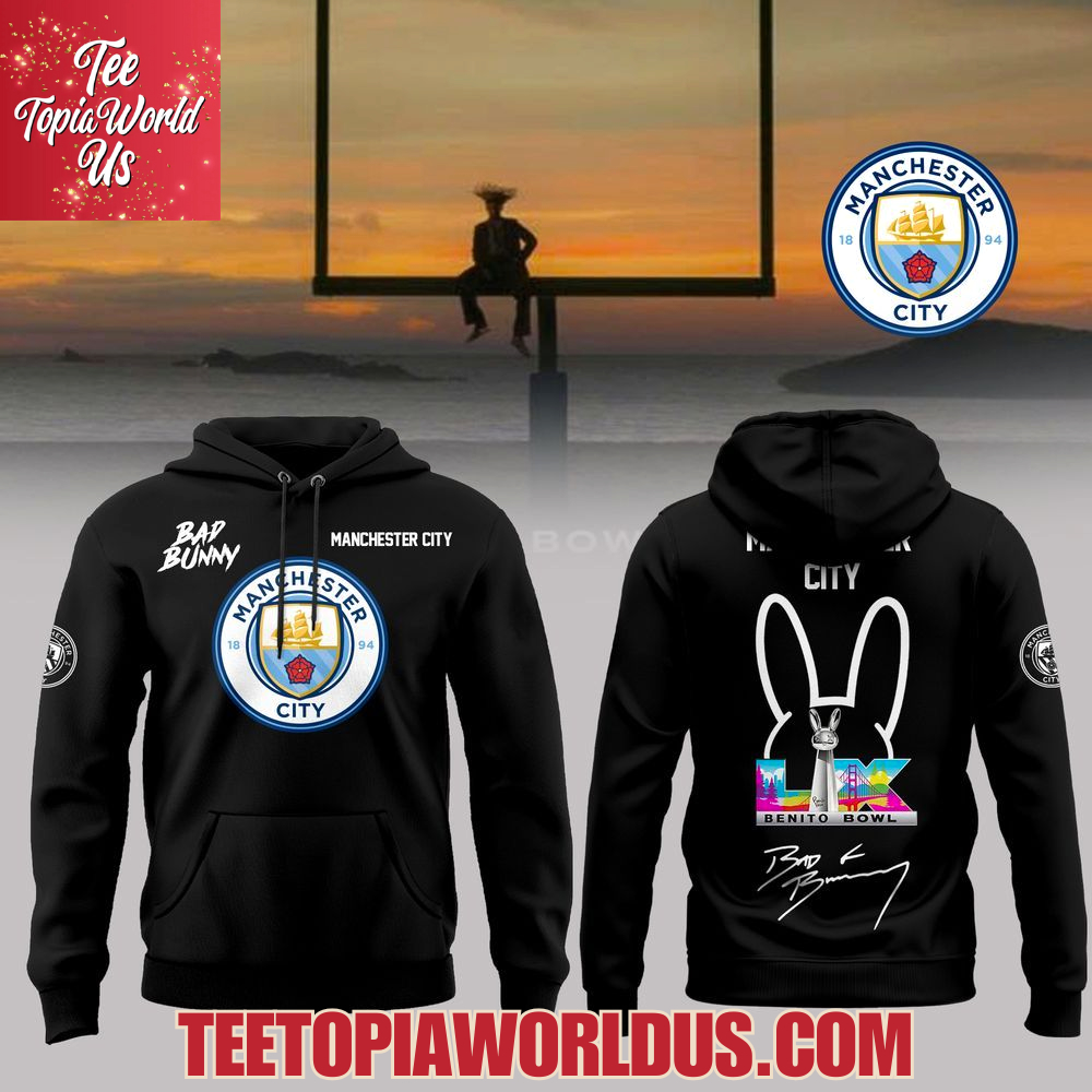 Manchester City x Bad Bunny – Benito Bowl Hoodie Manchester City x Bad Bunny – Benito Bowl Hoodie
