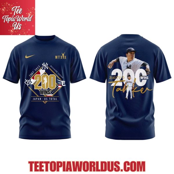Masahiro Tanaka 200 WINS T-Shirt, Hoodie
