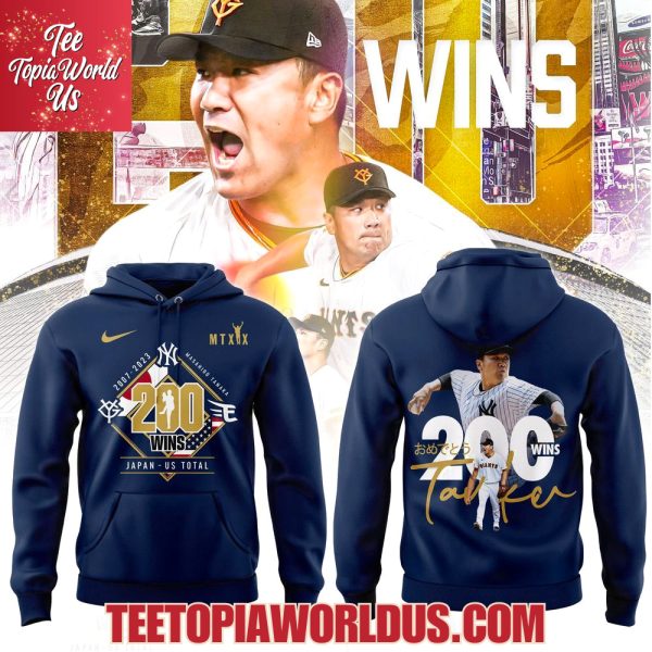 Masahiro Tanaka 200 WINS T-Shirt, Hoodie