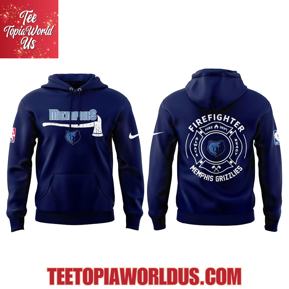 Memphis Grizzlies Firefighter Application Day 2025 Hoodie Memphis Grizzlies Firefighter Application Day 2025 Hoodie