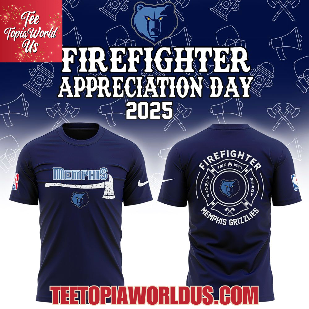 Memphis Grizzlies Firefighter Application Day 2025 Hoodie Memphis Grizzlies Firefighter Application Day 2025 Hoodie