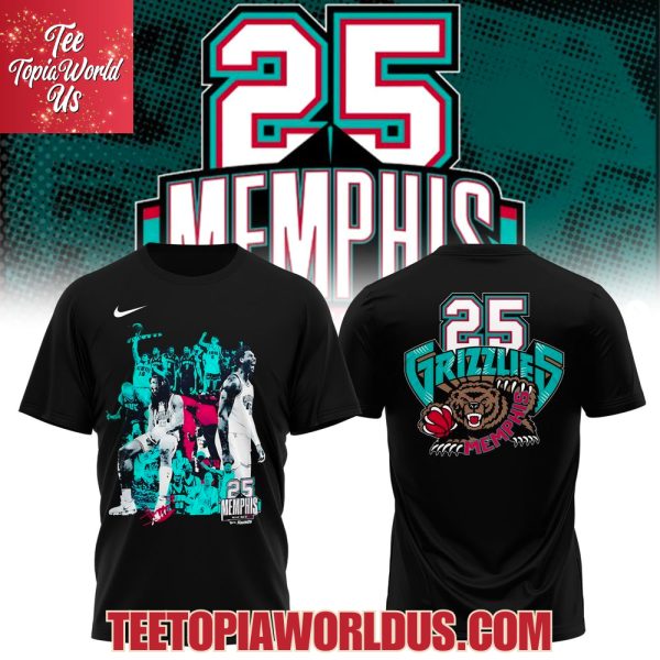 Memphis Grizzlies Legacy 25 Years Strong T-Shirt, Hoodie Memphis Grizzlies Legacy 25 Years Strong T-Shirt, Hoodie