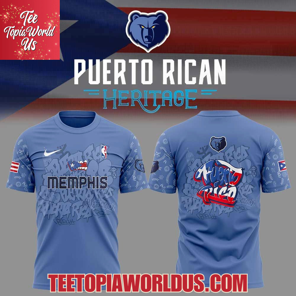Memphis Grizzlies Puerto Rican Heritage 2025 Hoodie Memphis Grizzlies Puerto Rican Heritage 2025 Hoodie