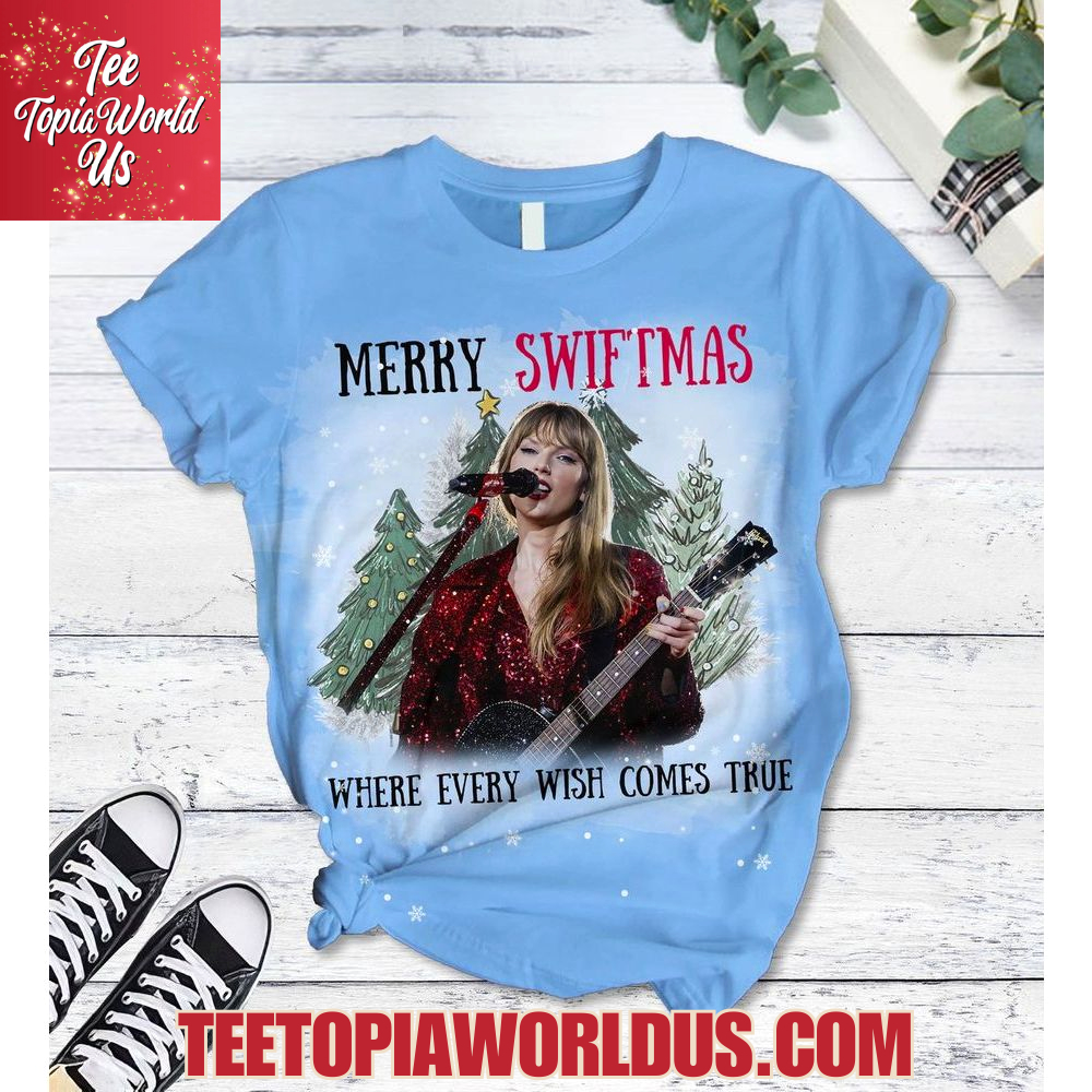 Merry Swiftmas Where Wish Come True Pajamas Set Merry Swiftmas Where Wish Come True Pajamas Set