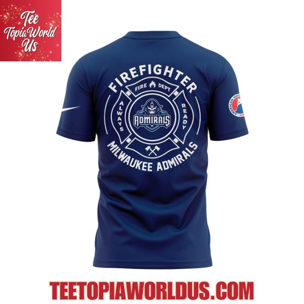 Milwaukee Admirals Firefighter Application Day Hoodie