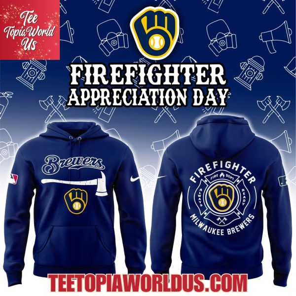 Milwaukee Brewers Firefighter Application Day Hoodie