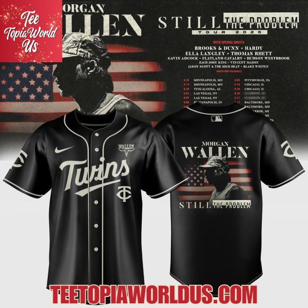 Minnesota Twins x Morgan Wallen Still The Problem Tour Jersey