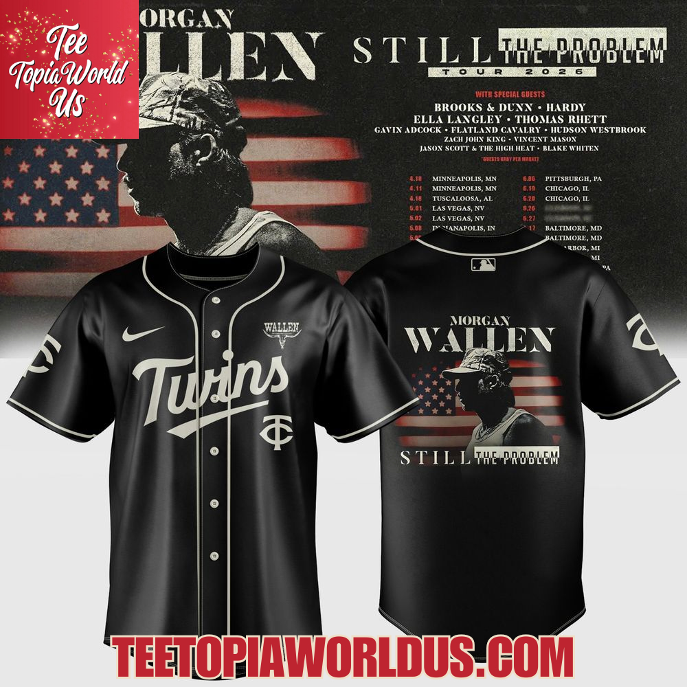 Minnesota Twins x Morgan Wallen Still The Problem Tour Jersey Minnesota Twins x Morgan Wallen Still The Problem Tour Jersey