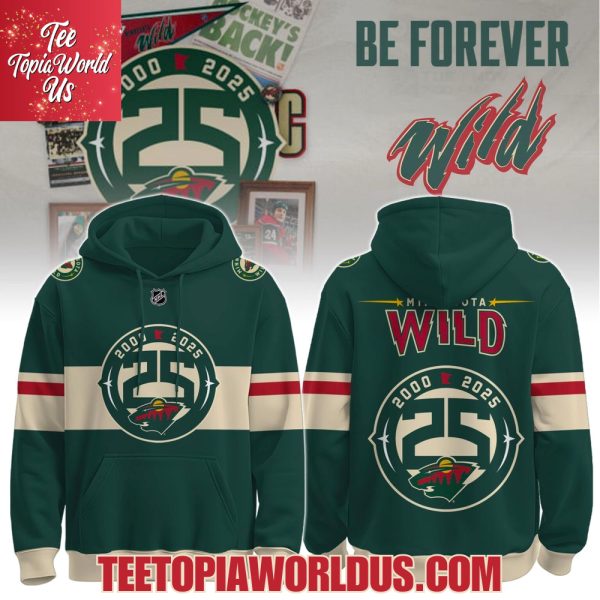 Minnesota Wild 25th Anniversary Heritage Hoodie Minnesota Wild 25th Anniversary Heritage Hoodie
