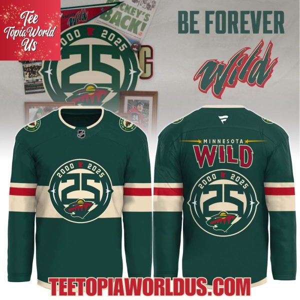Minnesota Wild 25th Anniversary Heritage Jersey Minnesota Wild 25th Anniversary Heritage Jersey