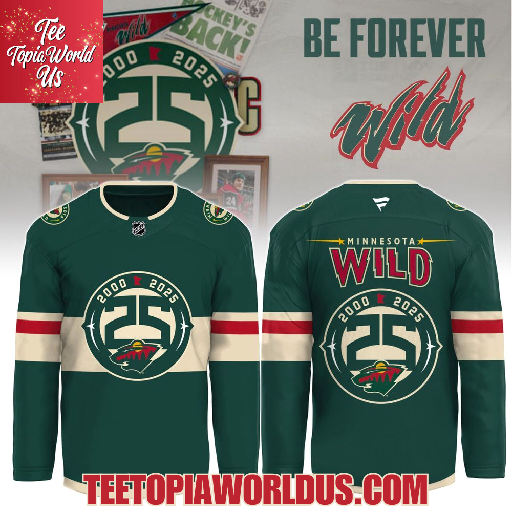 Minnesota Wild 25th Anniversary Heritage Jersey Minnesota Wild 25th Anniversary Heritage Jersey