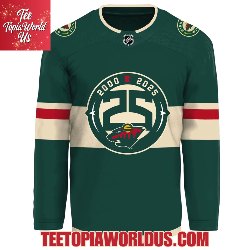 Minnesota Wild 25th Anniversary Heritage Jersey Minnesota Wild 25th Anniversary Heritage Jersey