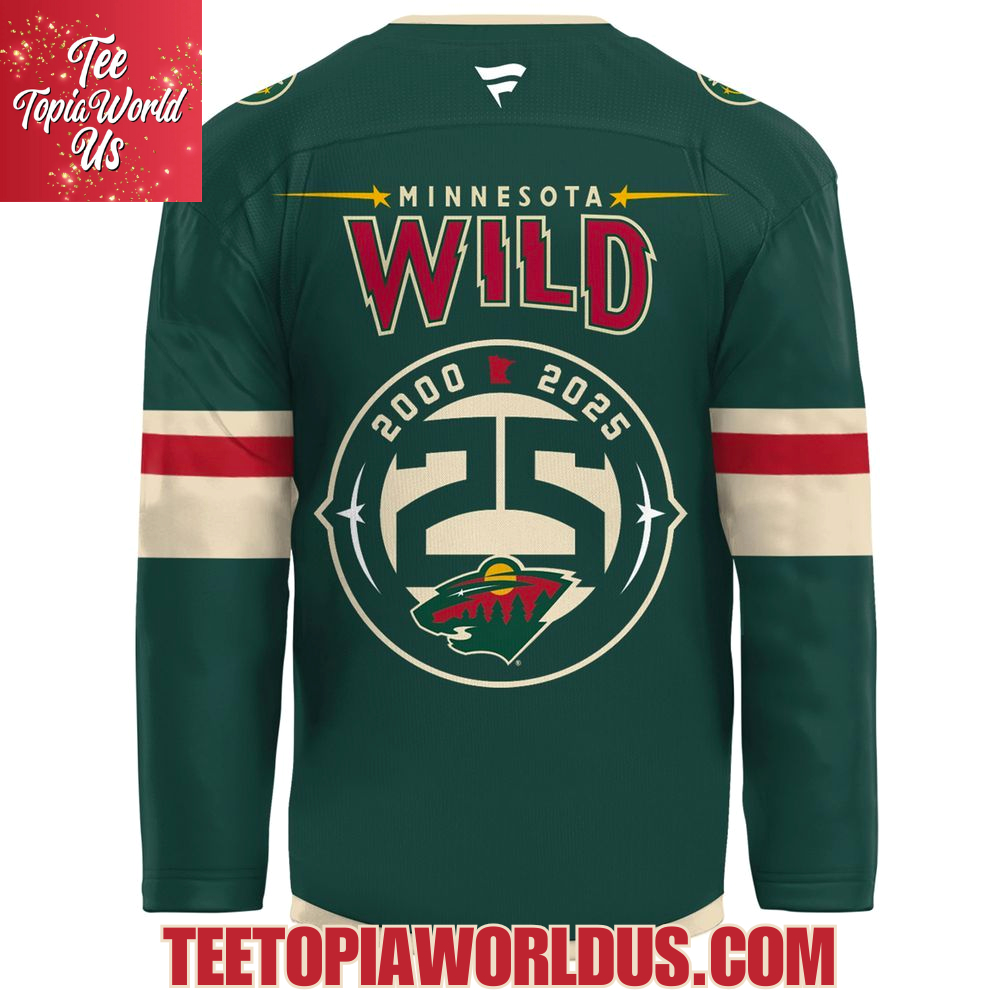 Minnesota Wild 25th Anniversary Heritage Jersey Minnesota Wild 25th Anniversary Heritage Jersey