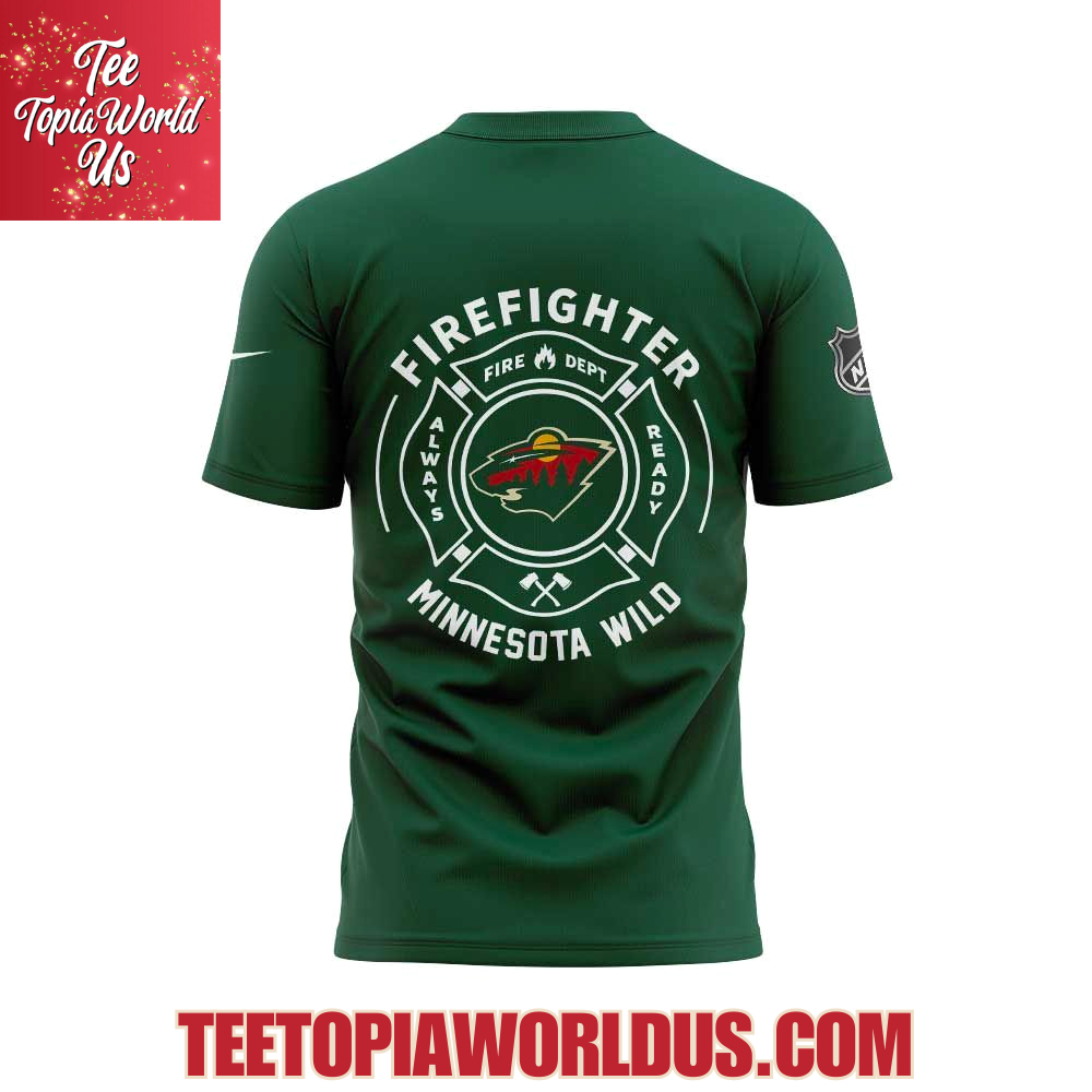 Minnesota Wild Firefighter Application Day Hoodie Minnesota Wild Firefighter Application Day Hoodie