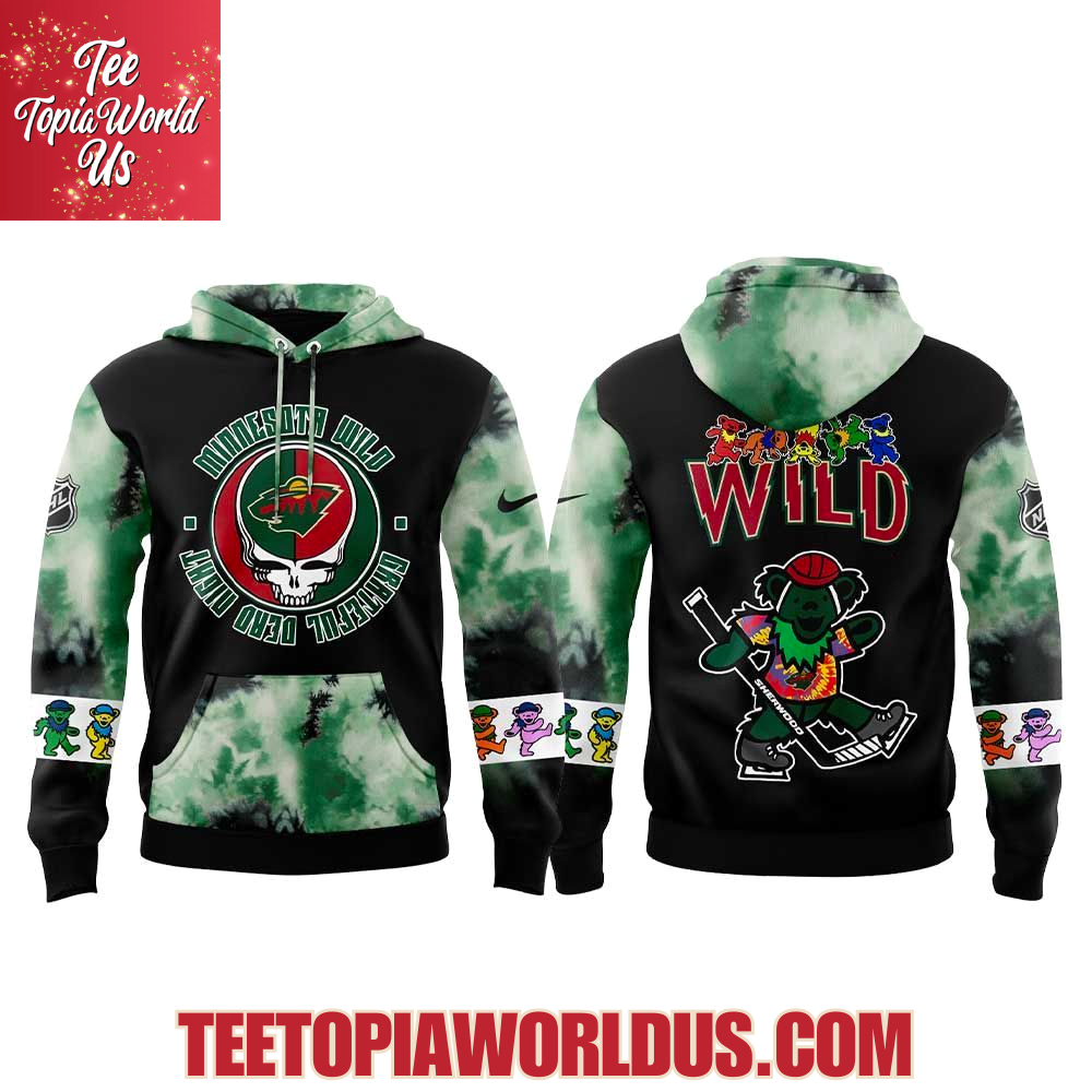 Minnesota Wild Grateful Dead Night 60th Hoodie Minnesota Wild Grateful Dead Night 60th Hoodie
