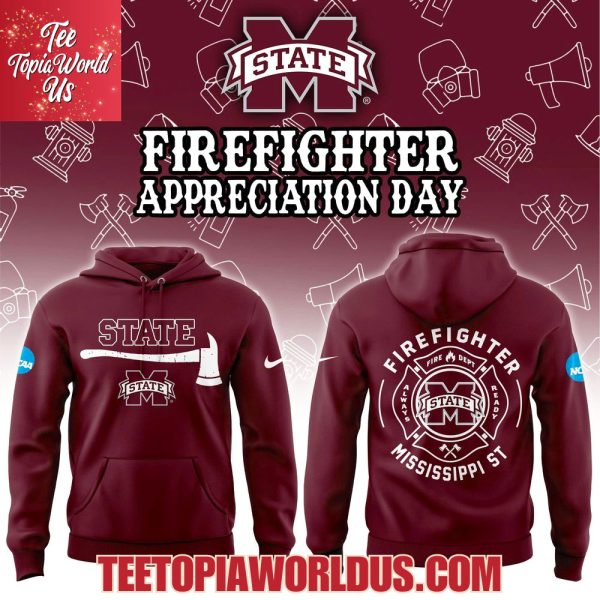 Mississippi State Bulldogs Firefighter Application Day Hoodie