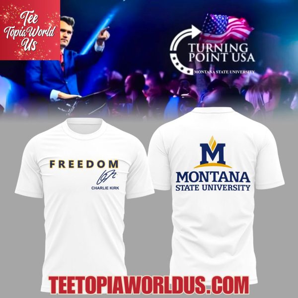 Montana State x Turning Point USA T-Shirt Montana State x Turning Point USA T-Shirt