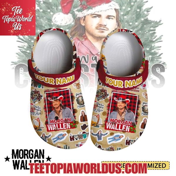 Morgan Wallen x Christmas Music Crocs Morgan Wallen x Christmas Music Crocs