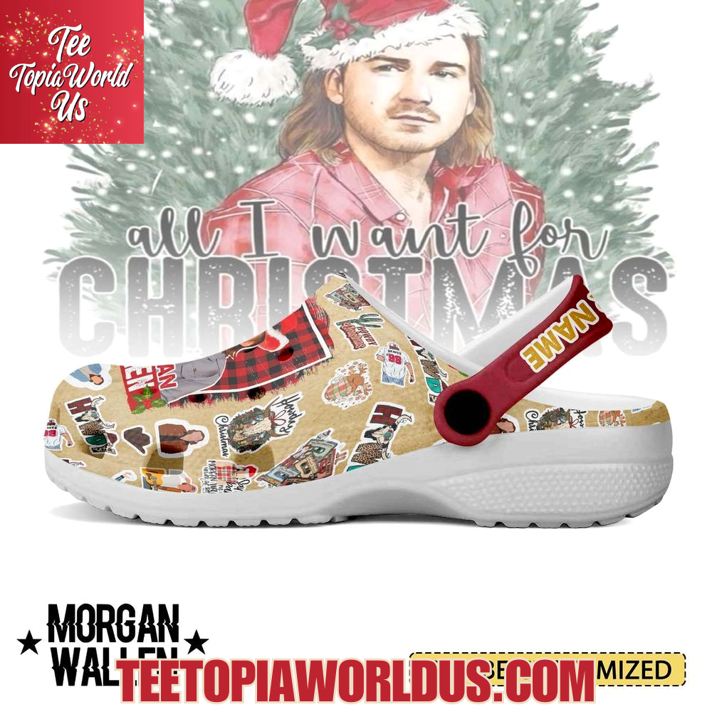 Morgan Wallen x Christmas Music Crocs Morgan Wallen x Christmas Music Crocs