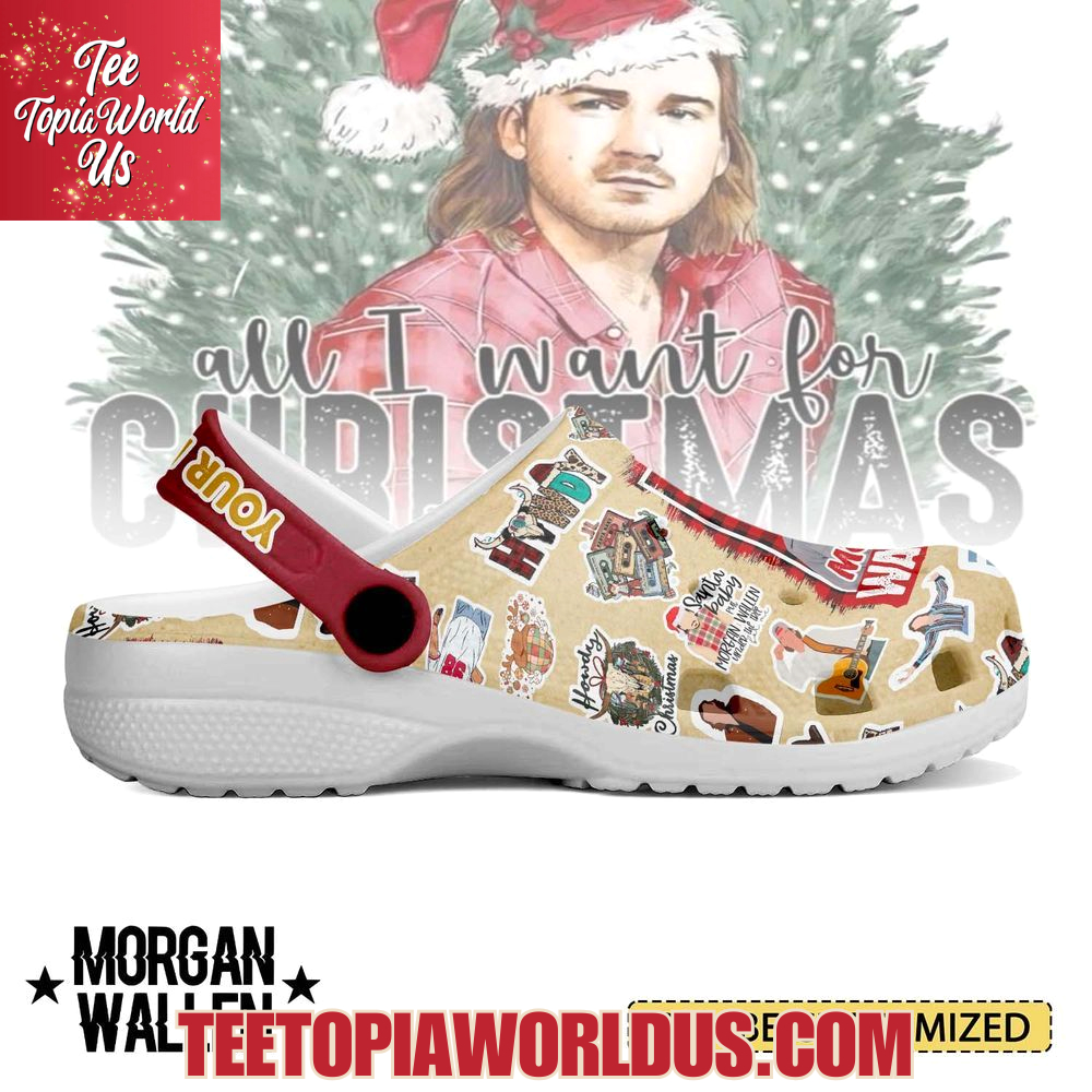 Morgan Wallen x Christmas Music Crocs Morgan Wallen x Christmas Music Crocs