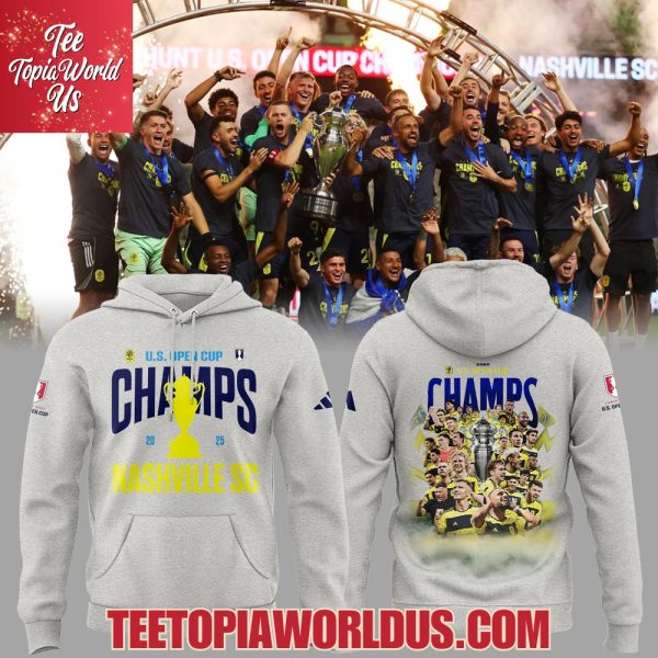 Nashville SC x U.S. Open Cup 2025 Champion T-Shirt, Hoodie